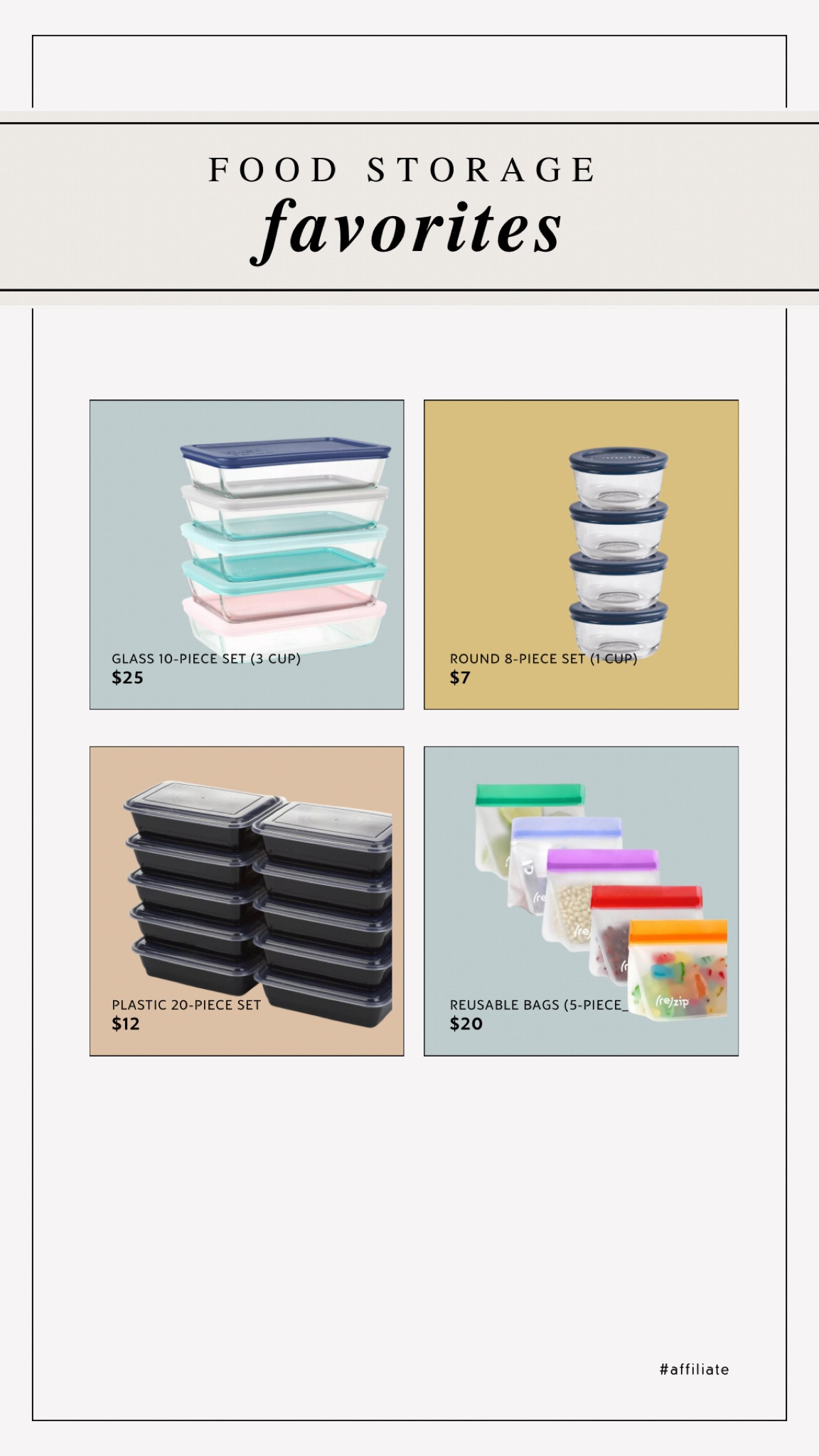 The only food storage containers I use these days! ❤️

#LTKHome