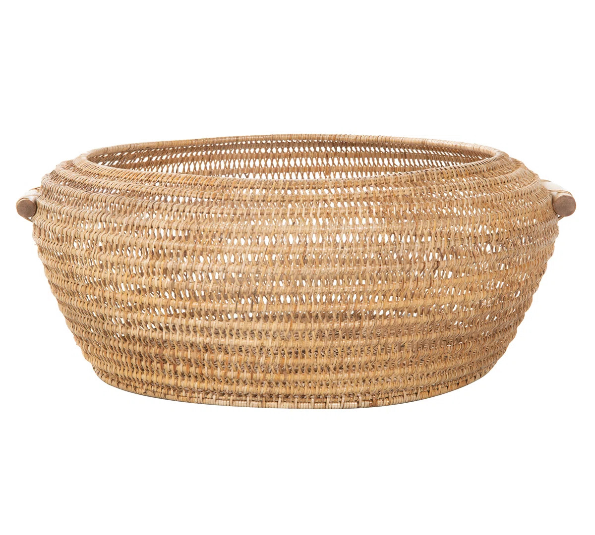 Bayou Breeze Alexisa Open Weave Storage Rattan Basket & Reviews | Wayfair | Wayfair North America