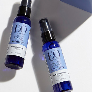 EO Essential Oils® 2 oz. Organic Hand Sanitizer French Lavender | The Container Store