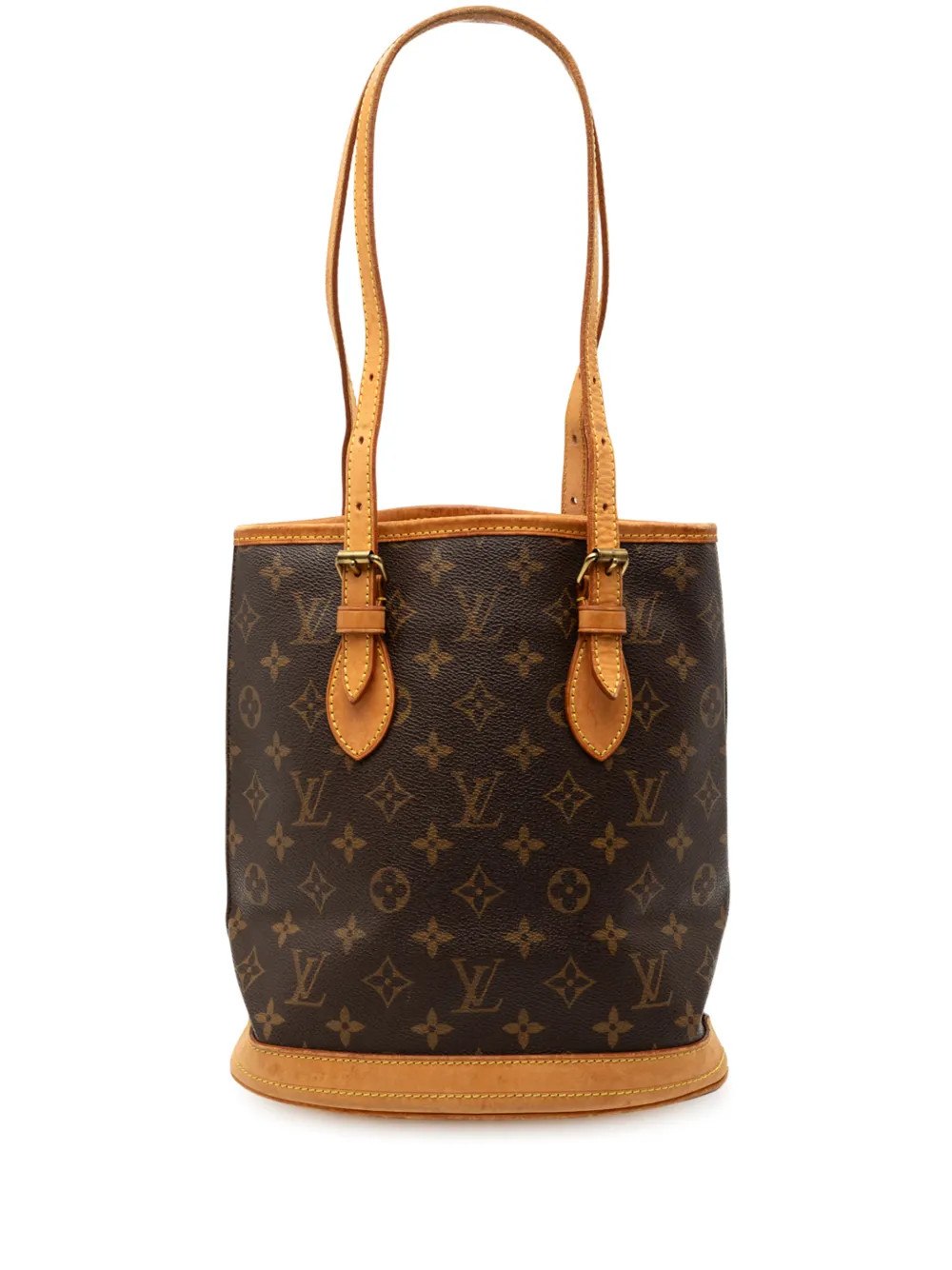 Louis Vuitton Pre-Owned 2005 Monogram Petit bucket bag - Brown | Farfetch Global