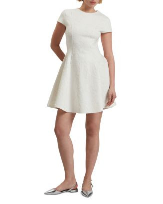 Ted Baker Clodaa Embroidered Ponte Mini Skater Dress  | Bloomingdale's Women | Bloomingdale's (US)