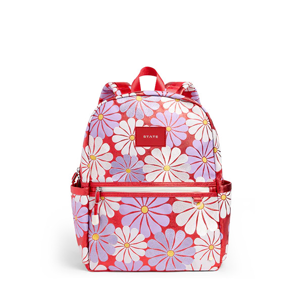 STATE Bags | Kane Kids Backpack Metallic Ruby Floral | STATE Bags