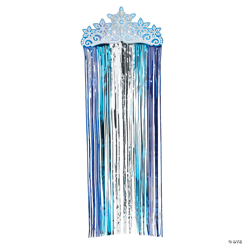 97" Winter Princess Fringe Door Curtain | Oriental Trading Company