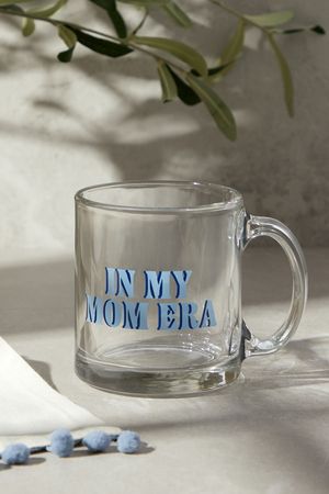 In My Mom Era Glass Mug in Blue | Altar'd State | Altar'd State