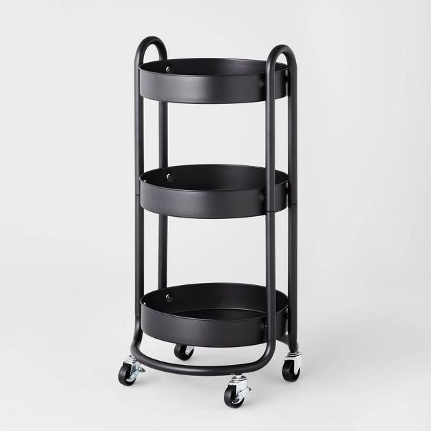 3 Tier Round Metal Utility Cart - Brightroom™ | Target