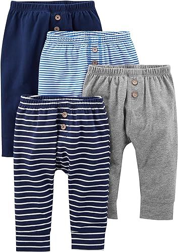 Simple Joys by Carter's Baby Boys' Pant, Pack of 4 | Amazon (US)