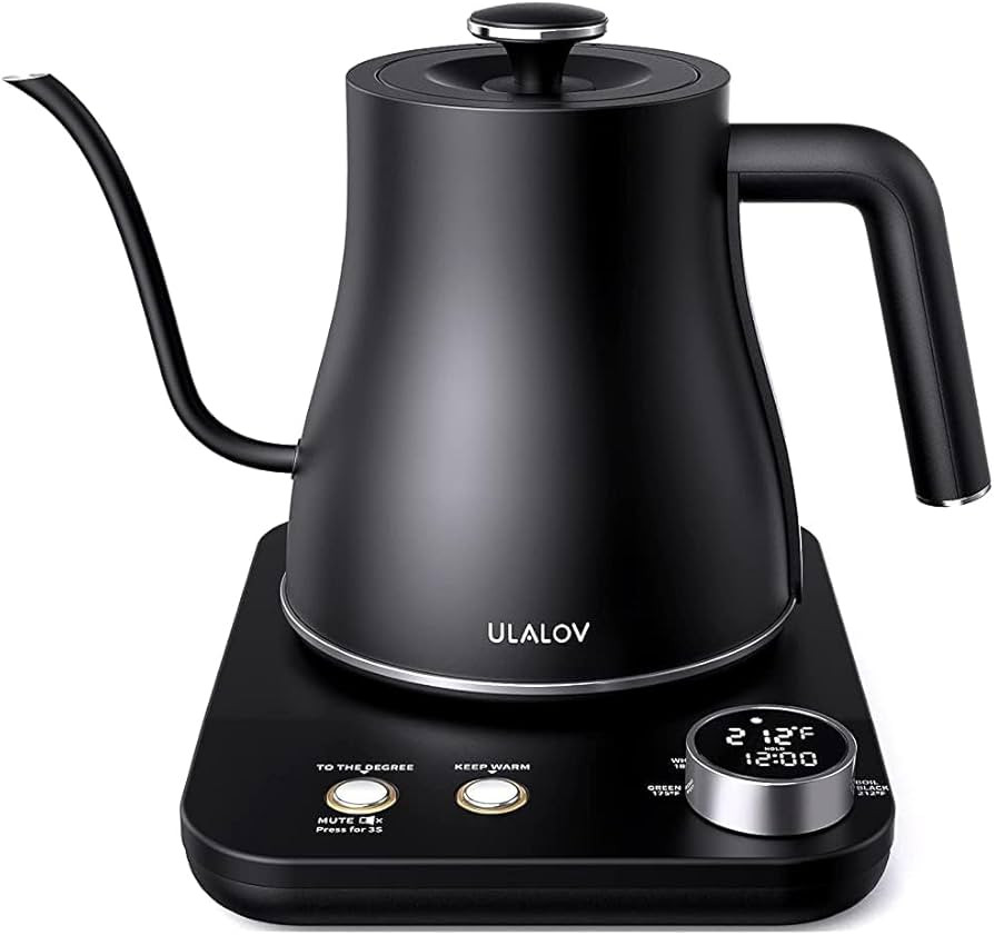 Ulalov Electric Gooseneck Kettle Temperature Control Ultra Fast Boiling Hot Water Kettle 100% Sta... | Amazon (US)
