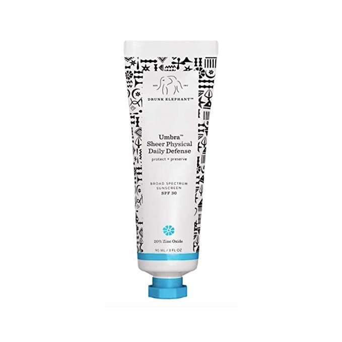 Drunk Elephant Umbra Sheer Daily Defense - Broad Spectrum SPF 30 Sunscreen with Marula Oil. (3 Ou... | Amazon (US)