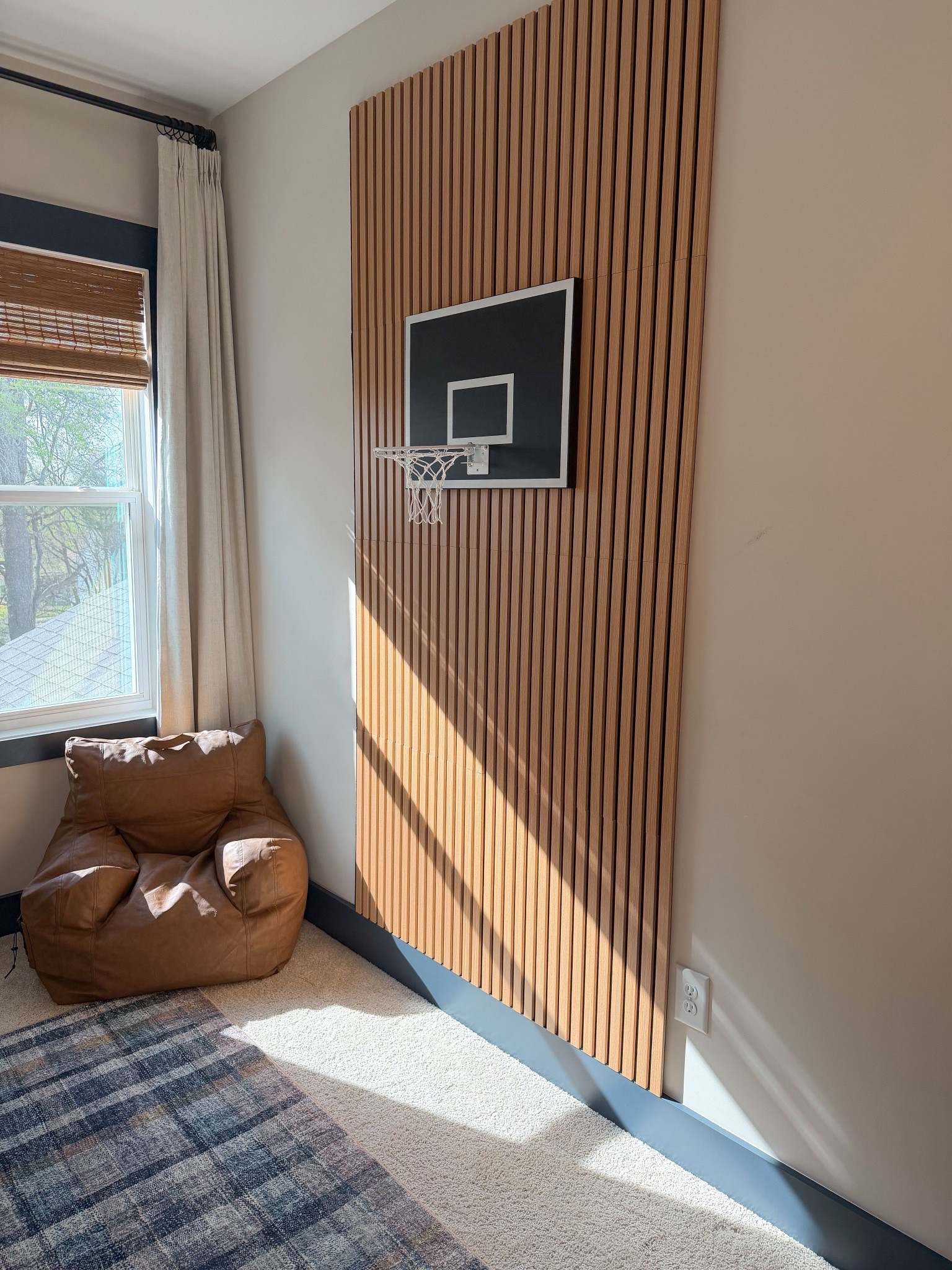 Amazon wood panel accent wall! I love the character this brings to the space!

#LTKHome #LTKmomlife