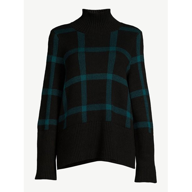 Free Assembly Women's Rib Turtleneck Sweater - Walmart.com | Walmart (US)