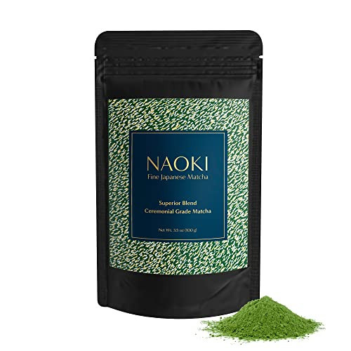 Naoki Matcha Superior Ceremonial Blend – Authentic Japanese First Harvest Ceremonial Grade Matcha Green Tea Powder from Uji, Kyoto (100g / 3.5oz) | Amazon (US)