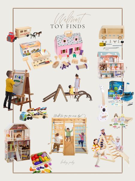 Walmart Toy Finds 

Wooden toys , Montessori , playground , indoor play , dollhouse , Christmas gifts , kids toys , toddler toys , jungle gym , gift ideas 

#LTKkids #LTKunder50 #LTKHoliday