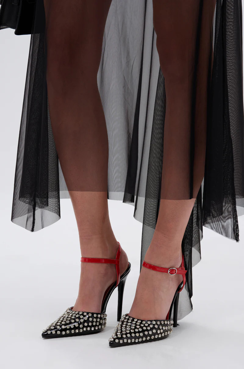 AZALEA WANG LYSANDER BLACK MULTI PUMP STILETTO | AKIRA