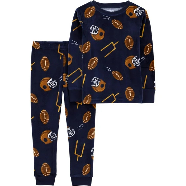 Carter's Child of Mine Toddler Cozy Pajama Set, 2-Piece, Sizes 12M-5T | Walmart (US)