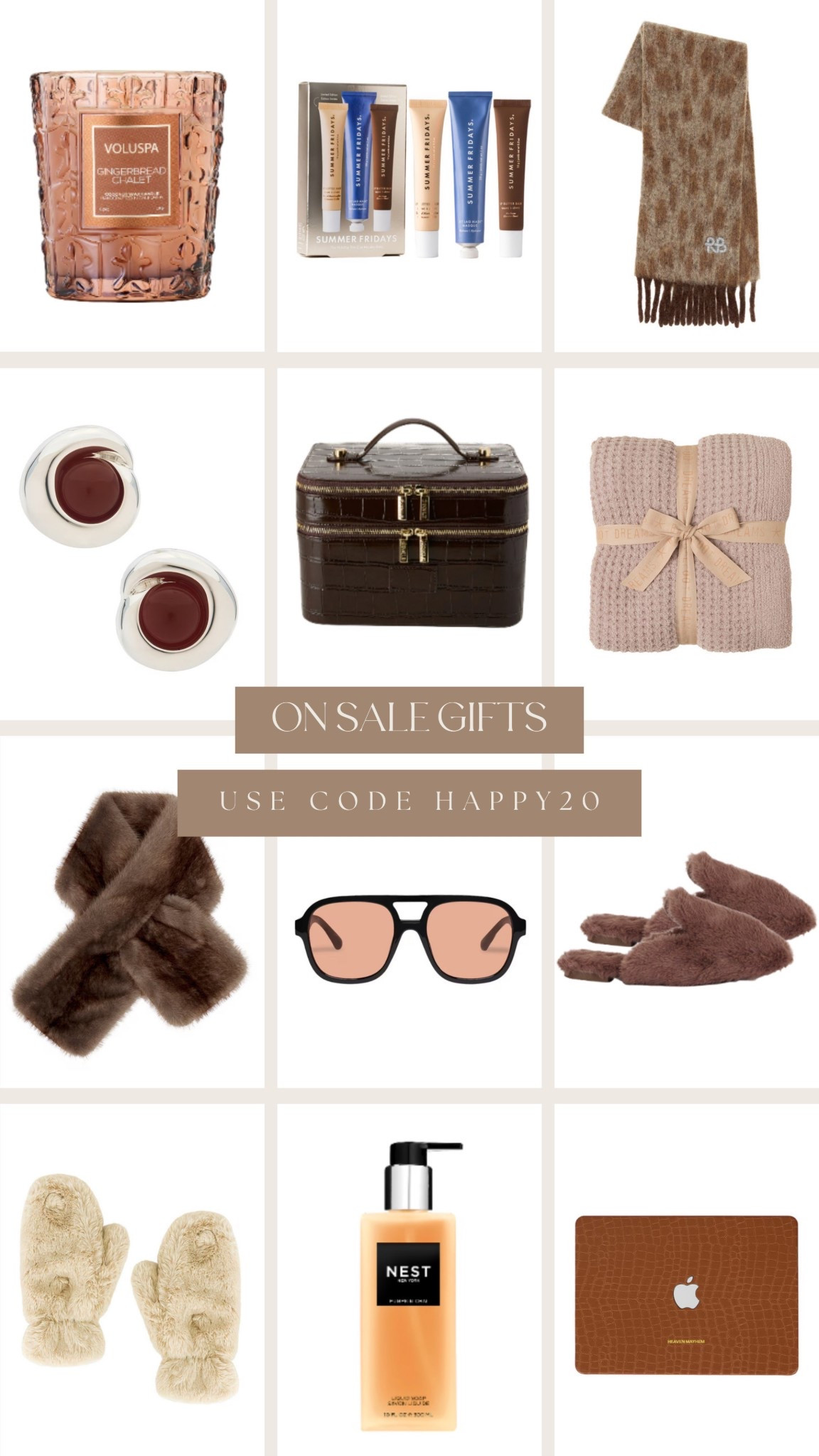 On sale gifts we love!! Use code HAPPY20 at checkout for 20% off!

revolve, on sale gifts, gift ideas on sale

#LTKGiftGuide #LTKHoliday #LTKSaleAlert