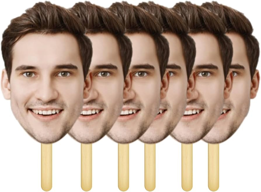 Generic Big Head Cutouts - Head on a Stick - Big Heads on a Stick - face on a Stick - Cardboard H... | Amazon (US)