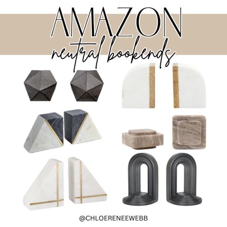 Neutral bookends on Amazon! Great for styling! 

Amazon finds, Amazon home, home decor, neutral home decor 

#LTKfindsunder100 #LTKhome #LTKfindsunder50