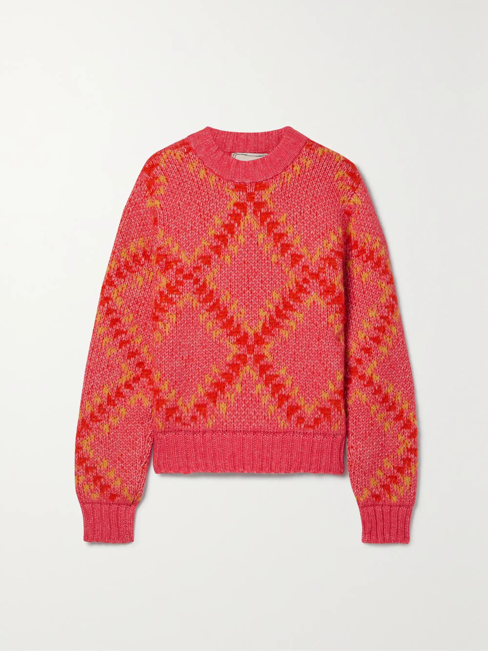 Argyle alpaca-blend sweater | NET-A-PORTER (US)