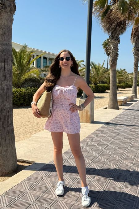 My bow detail floral romper I wore in Valencia is a new arrival I’m loving! My Chloe straw tote & Gucci sneakers are linked too. My sunglasses are a steal and so lightweight for travel 

#LTKFindsUnder100 #LTKStyleTip #LTKTravel