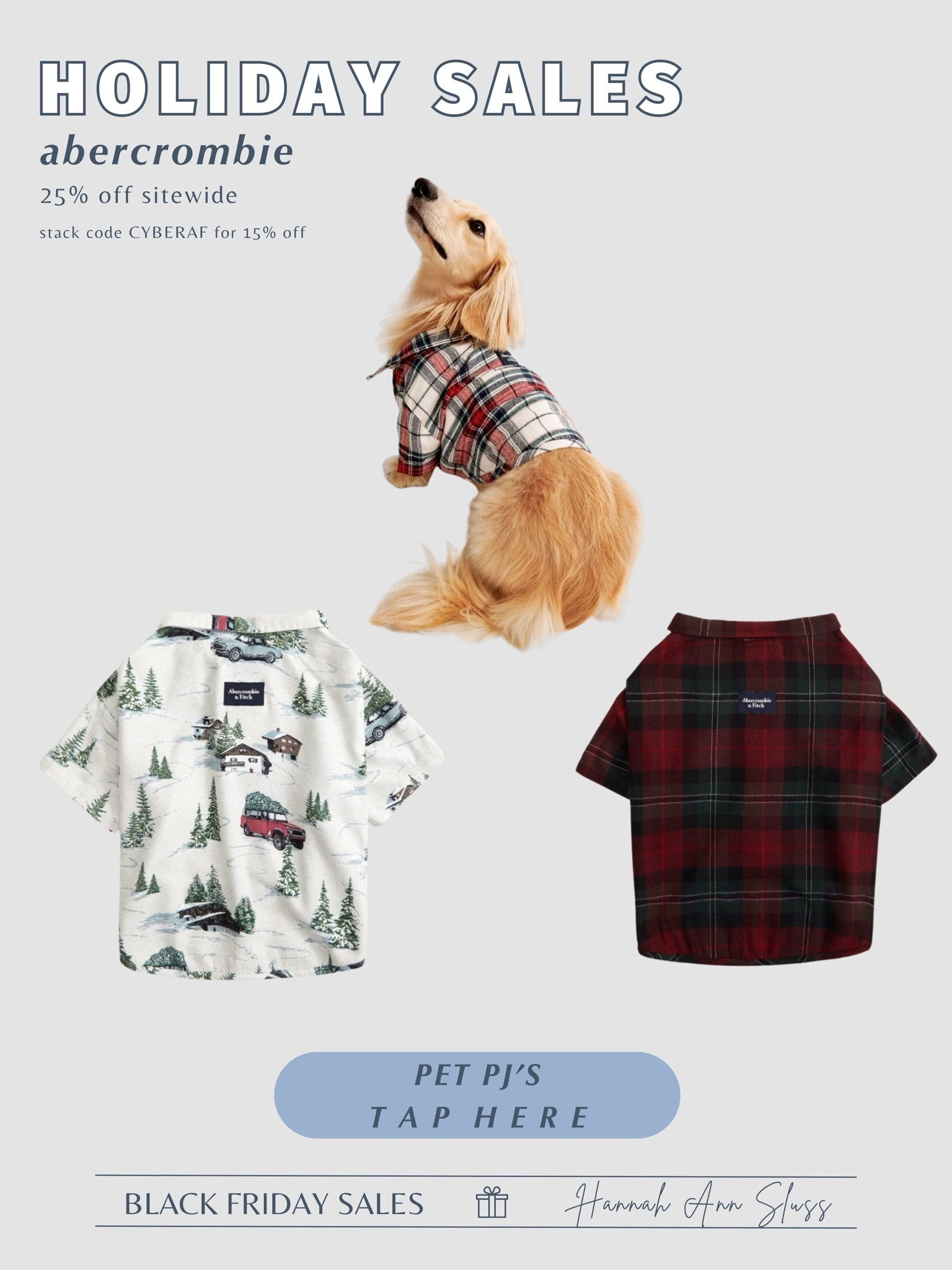 Doggo PJ’s on sale at Abercrombie!! I got Dash these last year & they were so cute! 



Gift guide
Dog
Pet 
Dog mom
Sale alert 
Black Friday sale 

#LTKCyberWeek #LTKsalealert #LTKGiftGuide