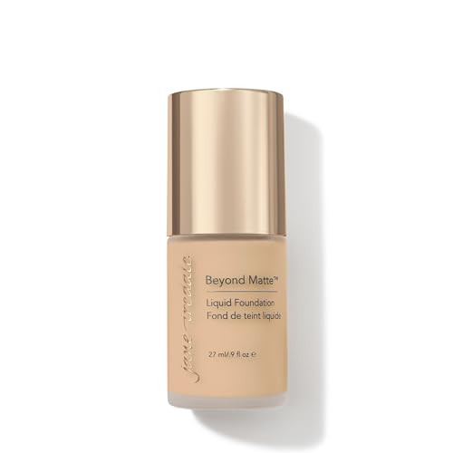 Jane Iredale Beyond Matte 3-in-1 Liquid Foundation, Long-wear, Buildable Coverage, Vegan, Clean, Cruelty Free, Semi Matte Finish, M7 | Amazon (US)