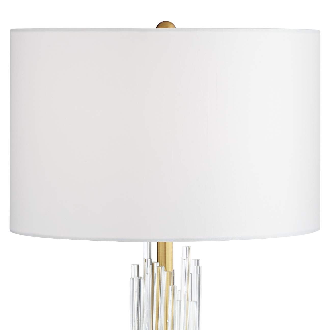 Possini Euro Aloise Brass and Glass Table Lamp - #78R73 | Lamps Plus | Lamps Plus