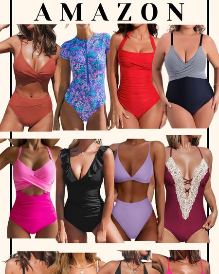 Amazon swimsuit options with GREAT reviews and all available in other color options!

#LTKtravel #LTKunder50 #LTKswim