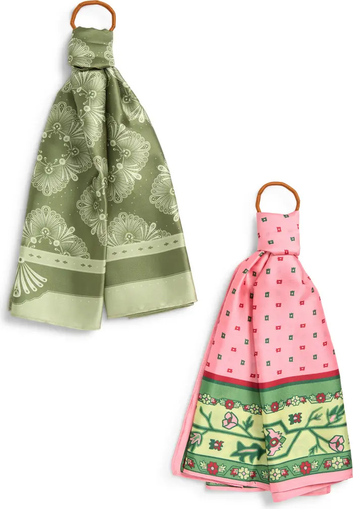 Assorted 2-Pack Satin Scarf | Nordstrom
