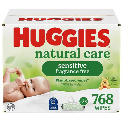 Huggies Natural Care Sensitive Unscented Baby Wipes (Select Count) | Target