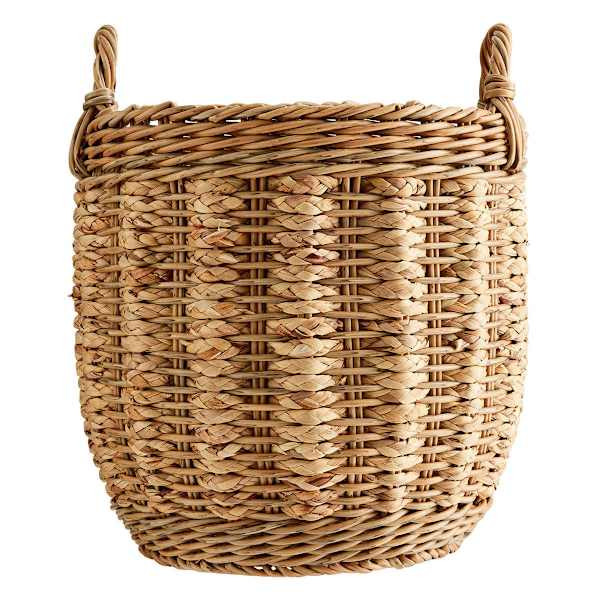 Lunelle Round Water Hyacinth Basket, Medium | At Home