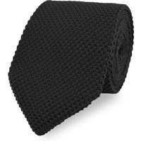 Black Knitted Tie. Handmade 100% Soft Polyester Bow Tie Pocket Square Set. Woven Wedding Bowtie. Groom & Groomsmen. Smart Funeral | Etsy (UK)