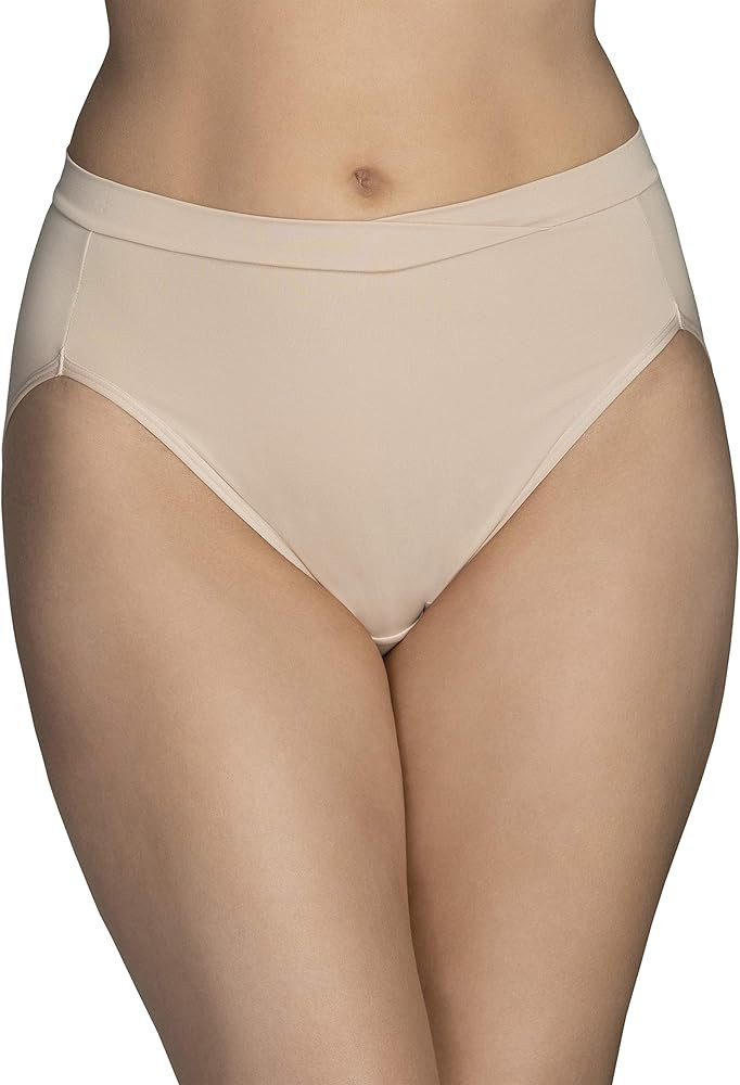 Vanity Fair Women's Beyond Comfort Hi Cut Panties | Amazon (US)