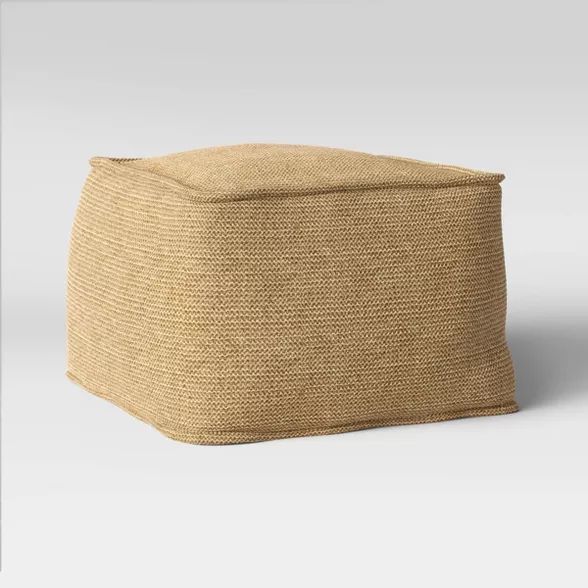 Outdoor Pouf Natural Woven - Threshold™ | Target