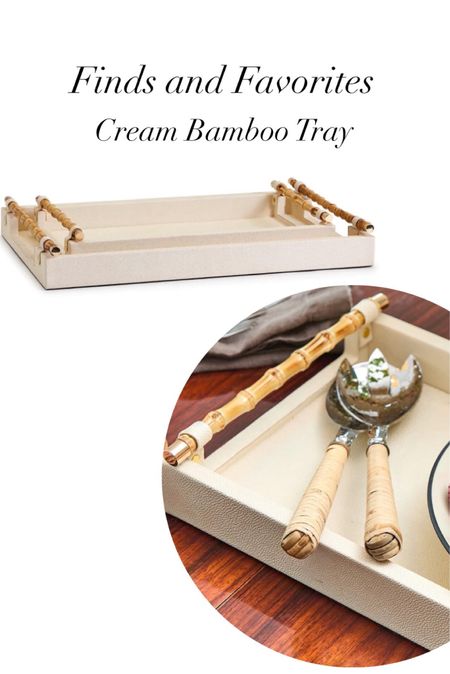 Cream bamboo Trays, 2 sizes, home decor Finds

#LTKhome #LTKstyletip