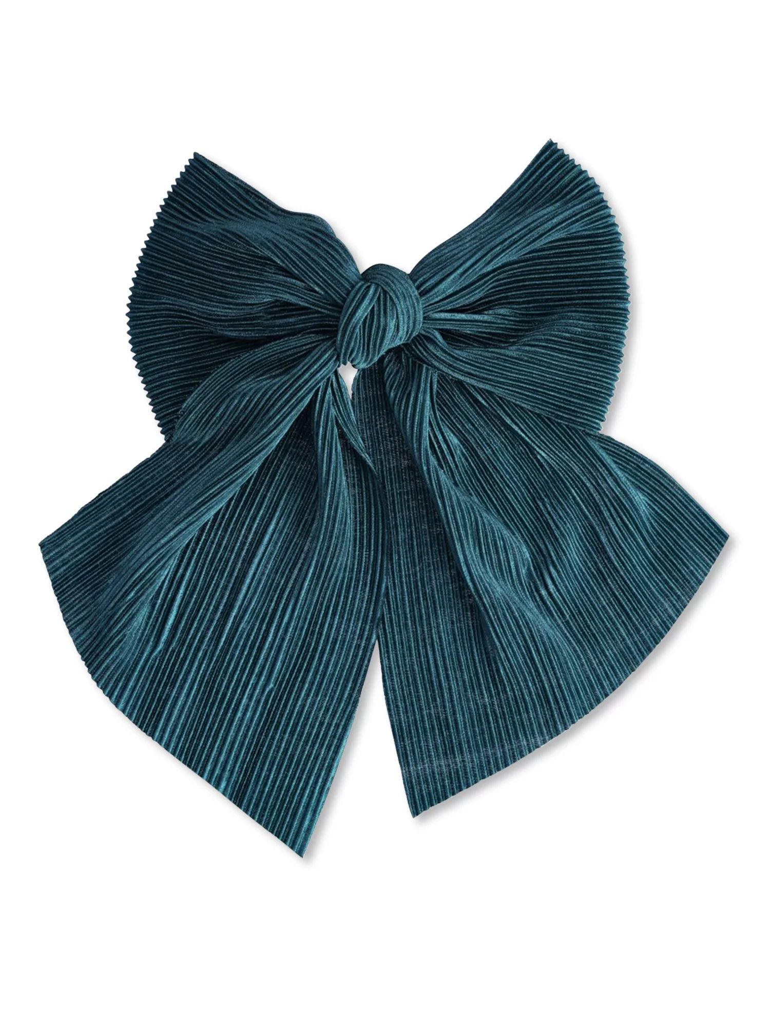 Time and Tru Women's Pleated Bow Barrette | Walmart (US)