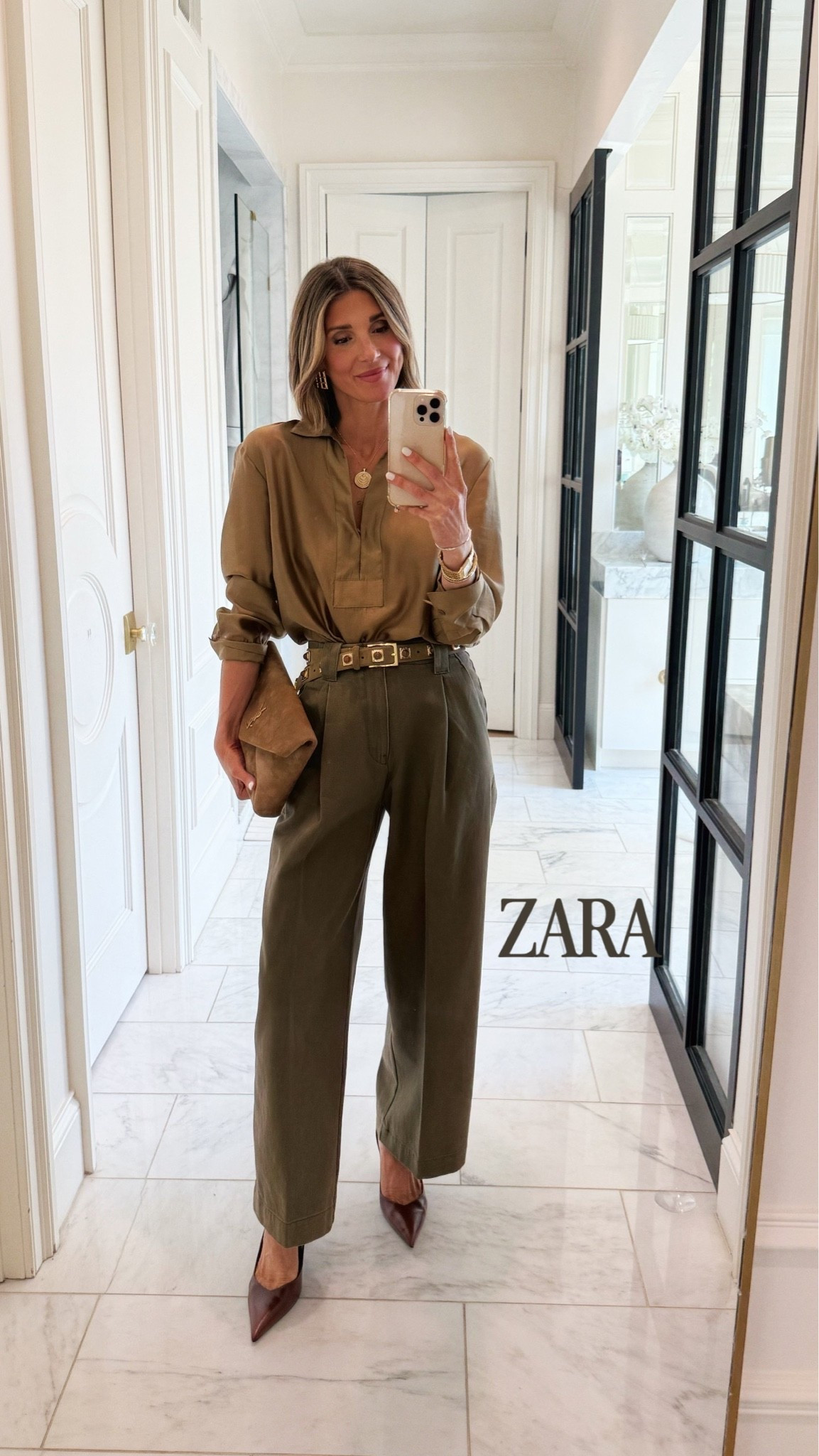 Zara fall OOTD! Loving this top in their new arrivals - so many ways to style!

#LTKootd #LTKSeasonal #LTKOver40