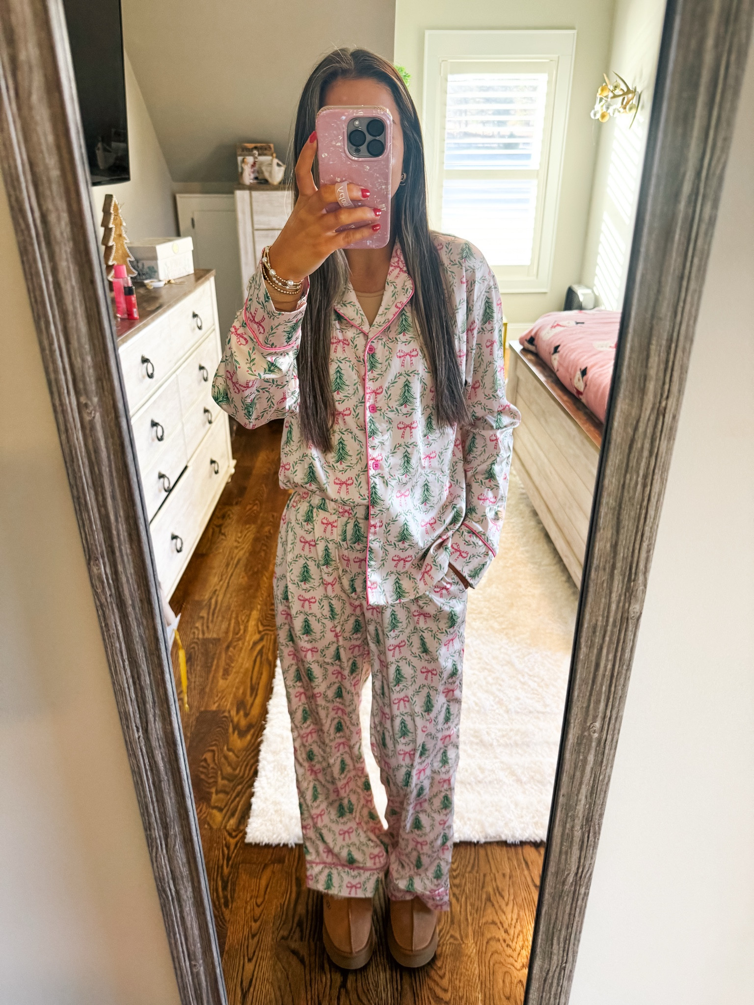 love these pjs 🎀 

#LTKHoliday #LTKSeasonal #LTKFindsUnder50