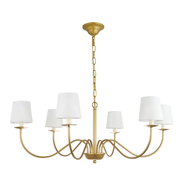 Behrendt 6 - Light Shaded Classic/Traditional Chandelier | Wayfair North America