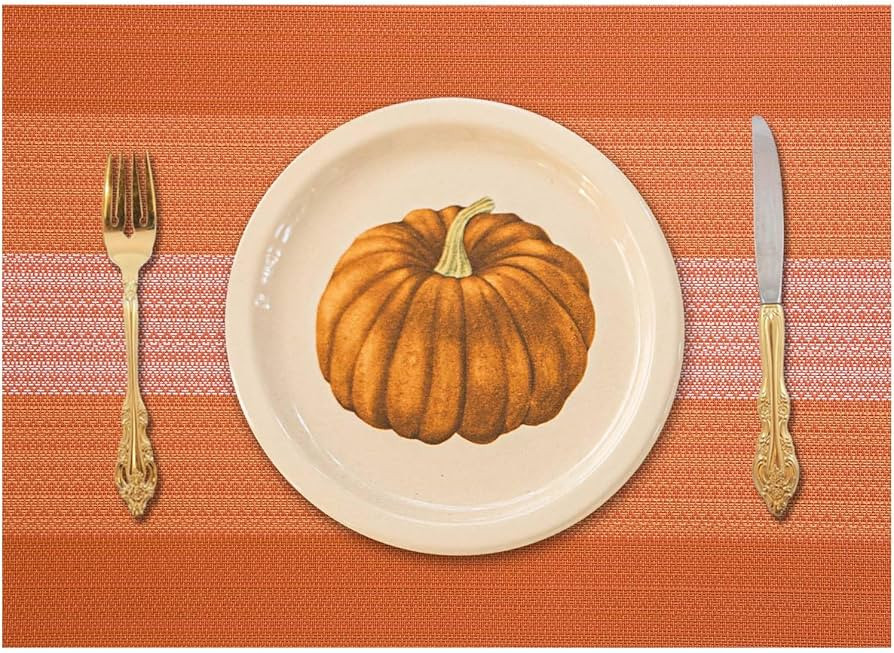 AHHFSMEI Placemats for Dining Table Set of 6 Woven Vinyl Plastic Place Mats Non-Slip Heat Insulat... | Amazon (US)