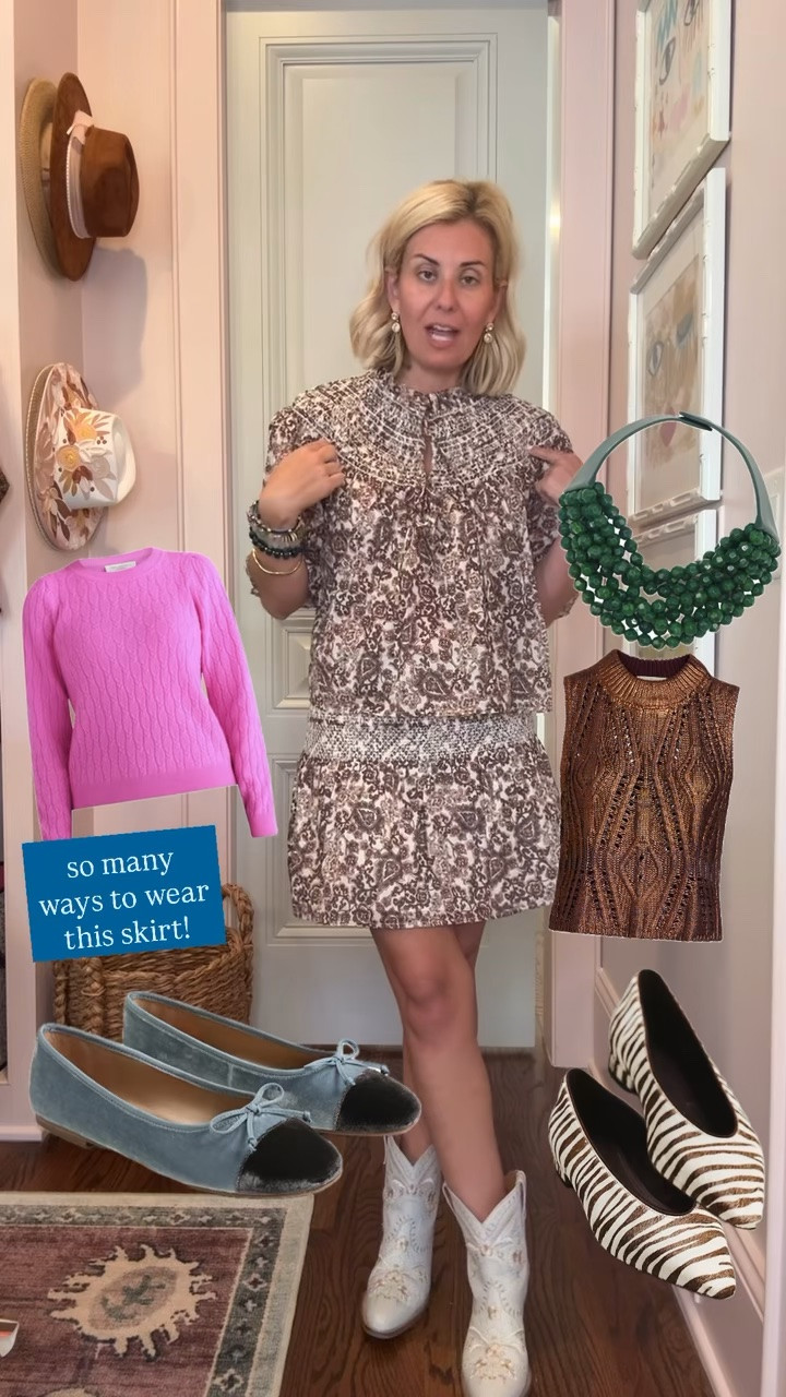 One of my go-to brands! Loving this new set from Hill House! 

Top - xs
Skirt - small
Boots - 8 tts 

*code Catherine20 at Allie + Bess

#LTKdayinmylife #LTKootd #LTKmomlife