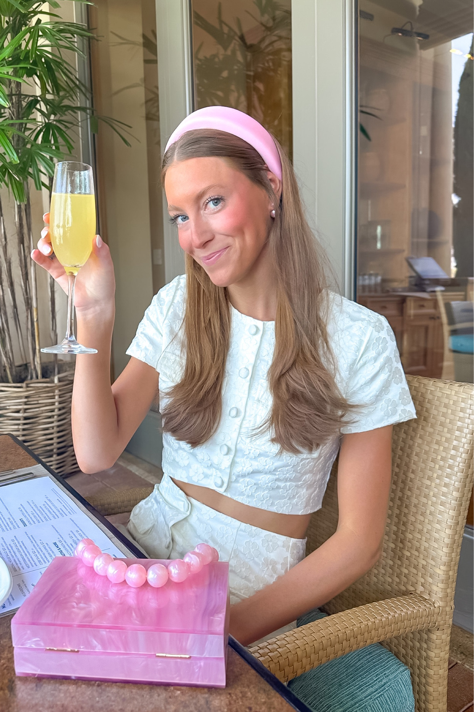 Bachelorette Day 1!! theme was brunch in florals @ Pelican Hill🥂🎀 Set is Sassy Cinnamon🤭 

#LTKfindsunder50 #LTKstyletip #LTKsalealert