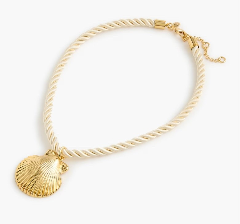 Gold seashell rope necklace

#LTKSeasonal #LTKSaleAlert