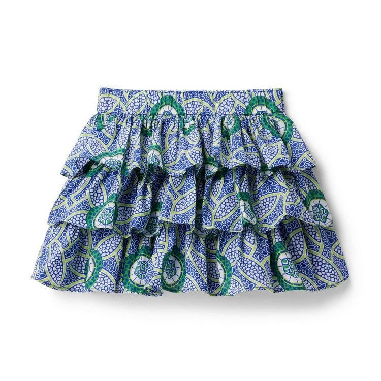 Kaavia James Floral Block Print Skirt | Janie and Jack