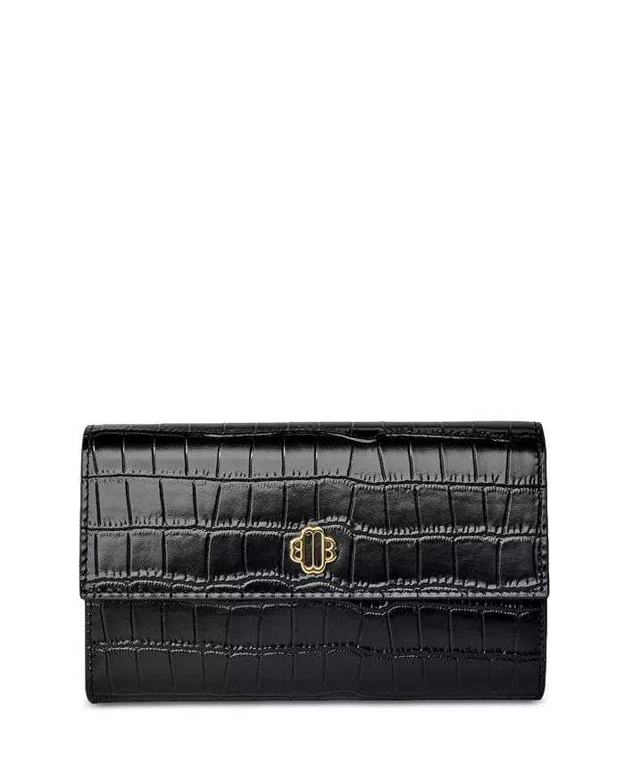 Maje Clover Walk Croc Effect Leather Clutch Back to results -  Handbags - Bloomingdale's | Bloomingdale's (US)