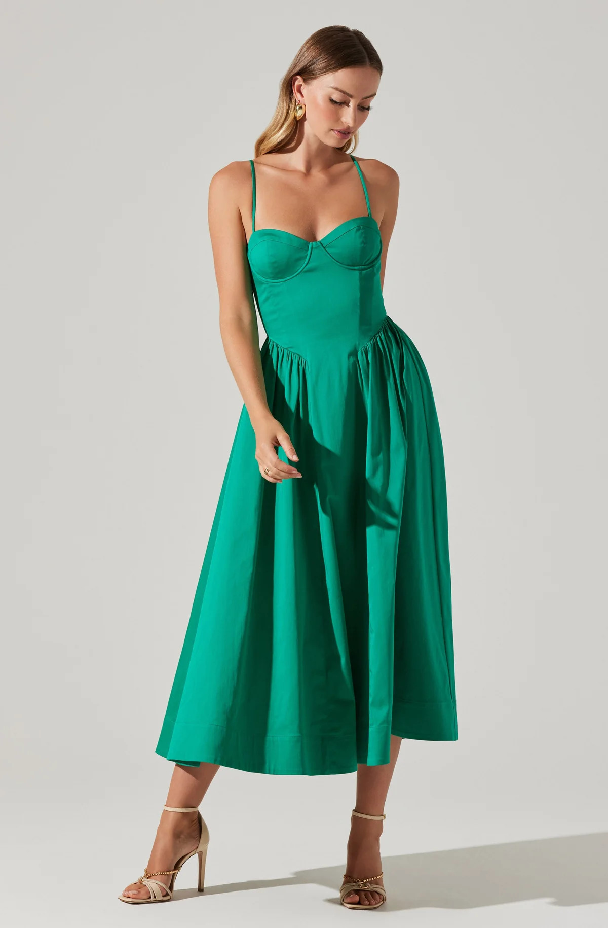Bellamy Bustier Midi Dress | ASTR The Label (US)