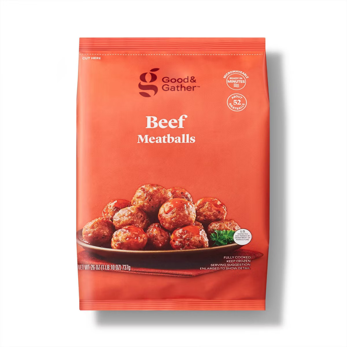 Beef Meatballs - Frozen - 26oz - Good & Gather™ | Target