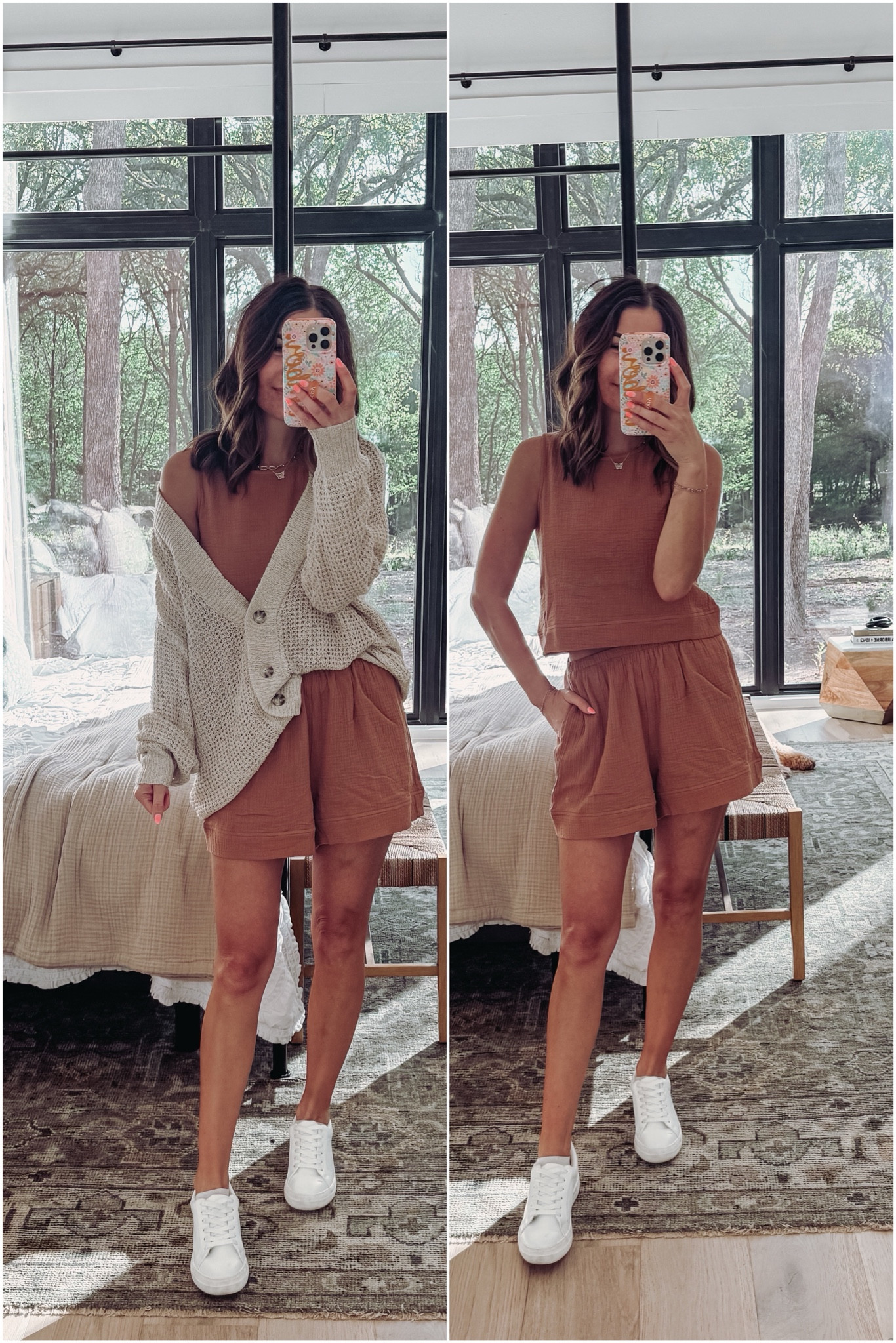 BOGO pink lily!! size small in my tank and size small in these shorts. my sweater is also very oversized and a size small. sneakers are true to size. no code needed!

#LTKfindsunder50 #LTKstyletip