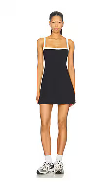 Splits59 Monah Rigor Dress in Black & White from Revolve.com | Revolve Clothing (Global)