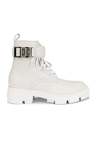 Givenchy Terra Boots in White | FWRD | FWRD 