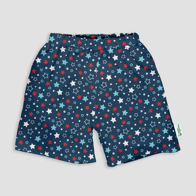 green sprouts Toddler Boys' Star Americana Swim Trunk - Navy | Target